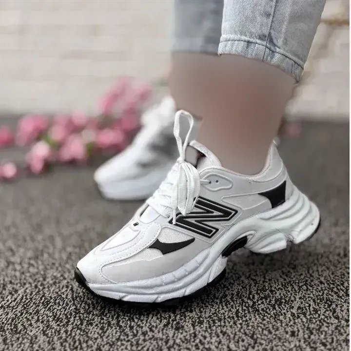 کفش کتانی نیوبالانس زنانه رنگ بندی سفید سفیدطوسی قهوه ای مشکی سایز 37 تا 40