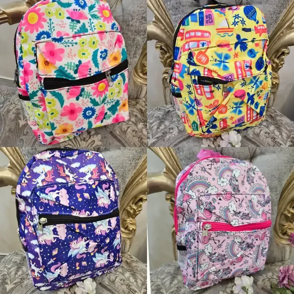 کوله مهدکودکی طرح اتوبوس جنس برزنتی خارجی