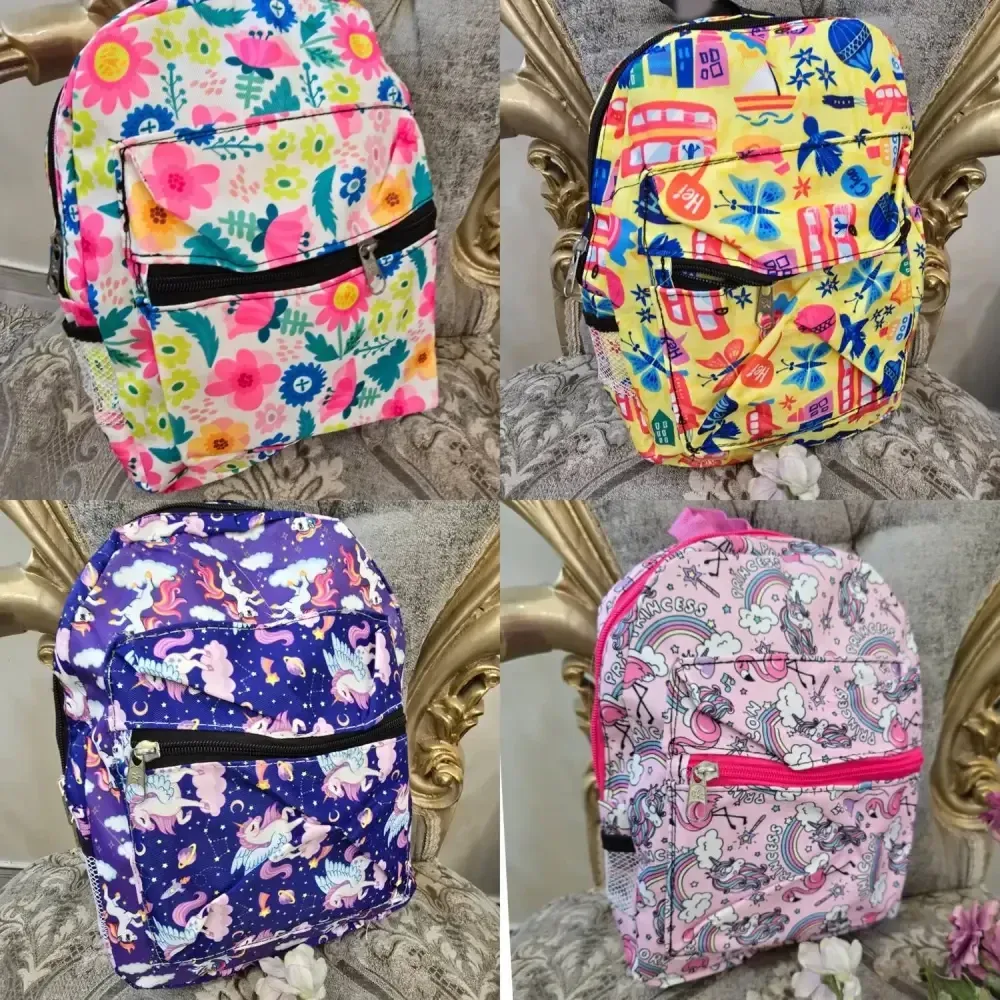 کوله مهدکودکی طرح اتوبوس جنس برزنتی خارجی