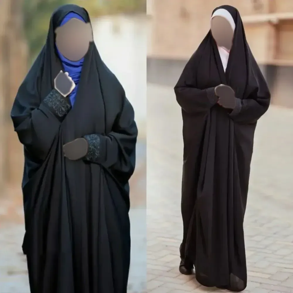 چادر دانشجویی مشکی جنس سوپر ژرژت ضد چروک