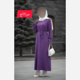 کفتان زنانه ابروبادی مدل دنیز رنگ بنفش سایز فری سایز