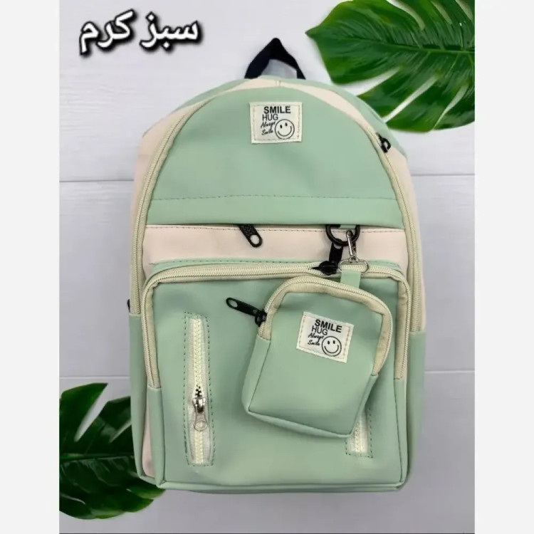 کوله پشتی زرین دیبا ضد آب 3 زیپ با جای قمقمه