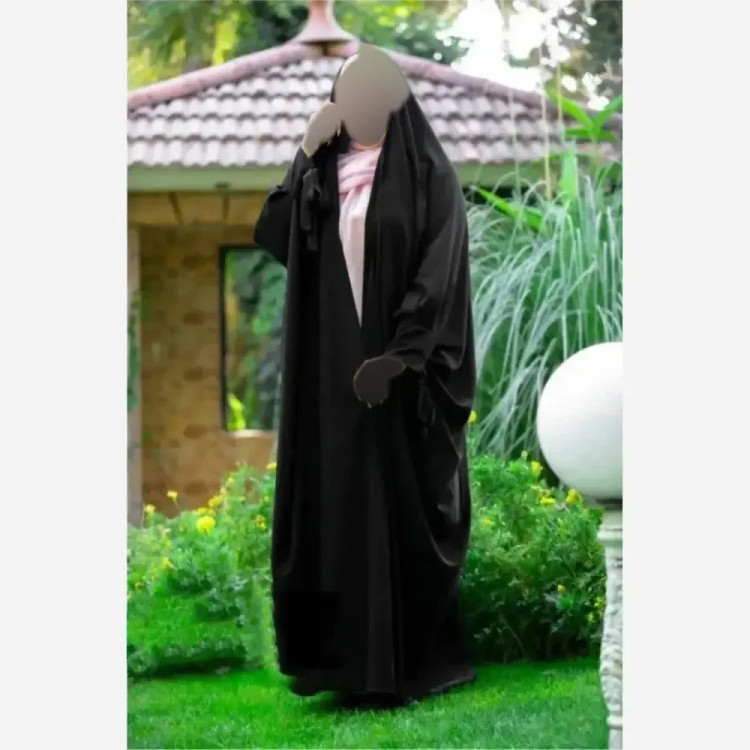 چادر جده پاپیونی سوپر ژرژت مشکی