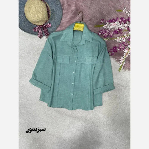 شومیز سلنا شانتون زنانه فری سایز 38 تا 46 در رنگبندی متنوع