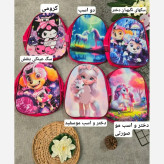 کوله پشتی دبستانی برزنتی دو زیپ طرح فانتزی