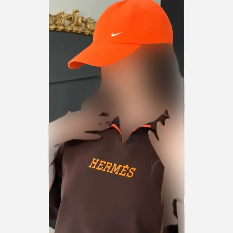 ست بلوز و شلوار مازراتی درجه یک اورجینال طرح HERMES سایز فری 38 تا 46