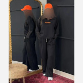 ست بلوز و شلوار مازراتی درجه یک اورجینال طرح HERMES سایز فری 38 تا 46