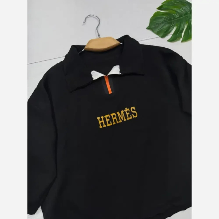 ست بلوز و شلوار مازراتی درجه یک اورجینال طرح HERMES سایز فری 38 تا 46