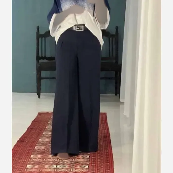 شلوار بگ زنانه جنس بزیاق قد 102 رنگ بندی متنوع سایز L تا XXL