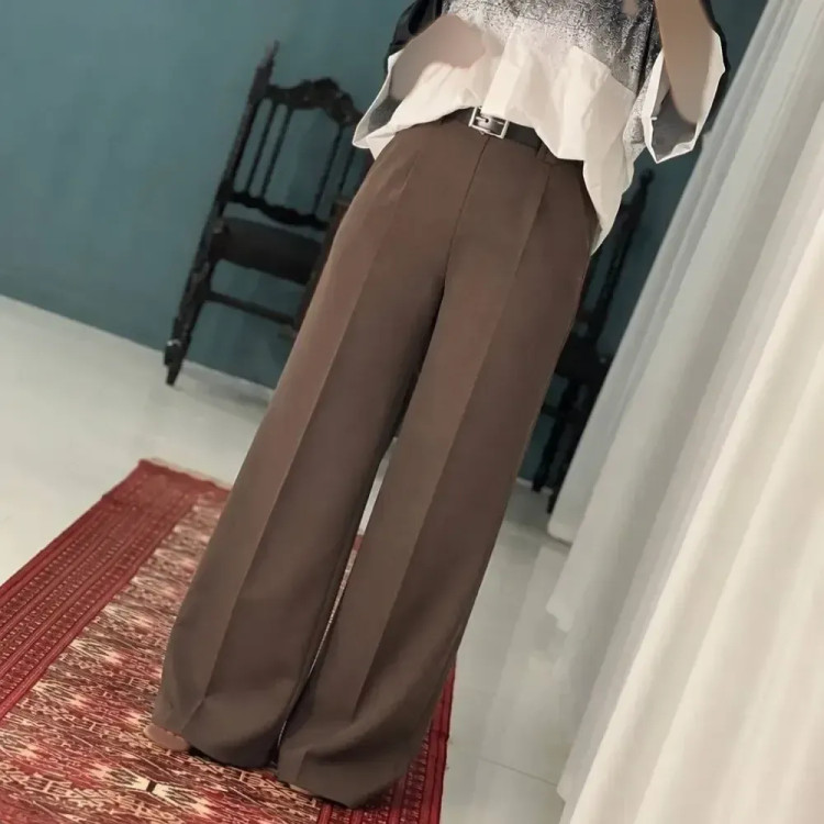 شلوار بگ زنانه جنس بزیاق قد 102 رنگ بندی متنوع سایز L تا XXL