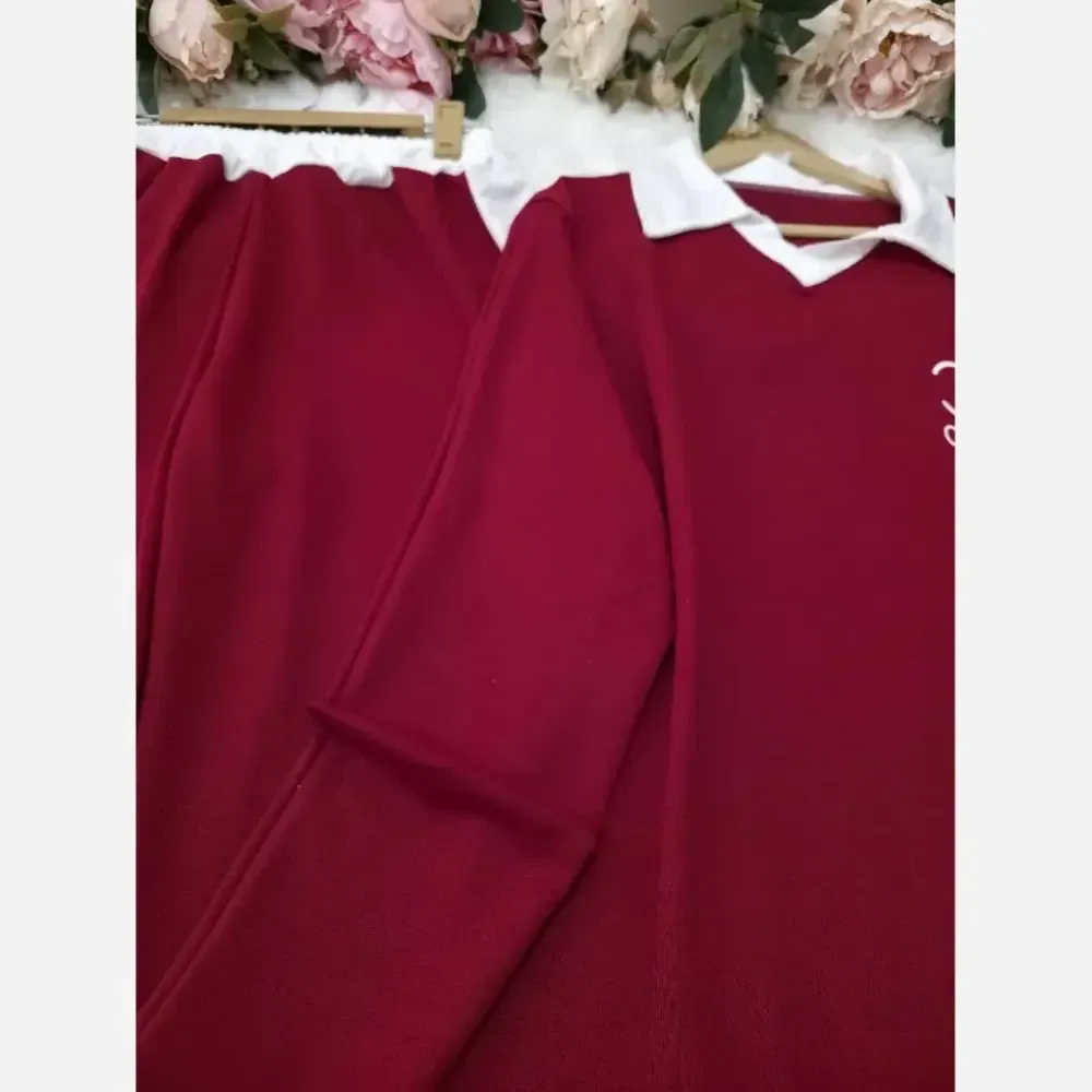 ست اسپرت زنانه روژا جنس گلکسی نخ پنبه فری سایز