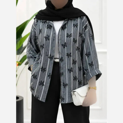 شومیز سارینا جنس ینزی لاینی شاین دار فری سایز