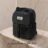 کوله پشتی هندزفری دار دانشجویی و روزمره جنس نانسی رنگ مشکی