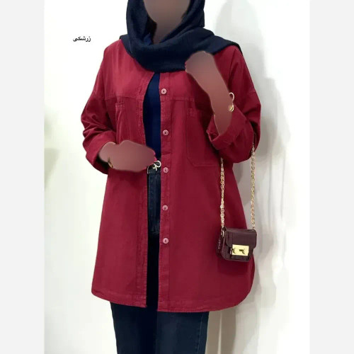 شومیز زنانه مدل آمنه جنس لنین الیاف باکیفیت سایز فری