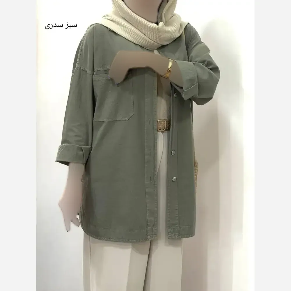 شومیز زنانه مدل آمنه جنس لنین الیاف باکیفیت سایز فری