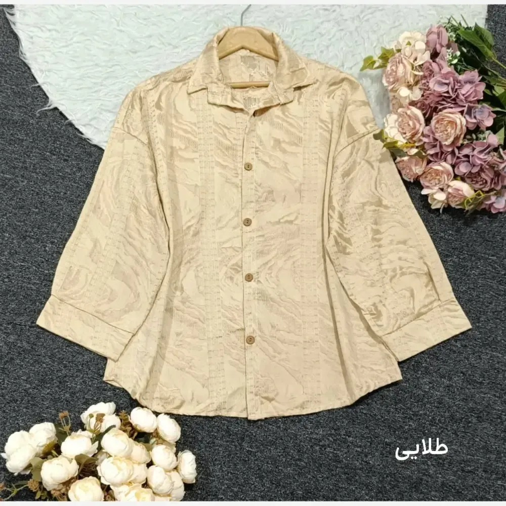 مانتو پاییزه طرح دار لاویس فری سایز درجه یک