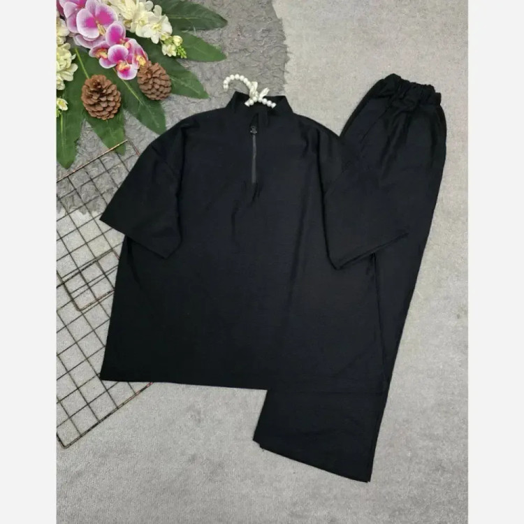 ست مردانه نیم زیپ بیسکویتی با کیفیت فری سایز 36 تا 46 رنگ بندی متنوع