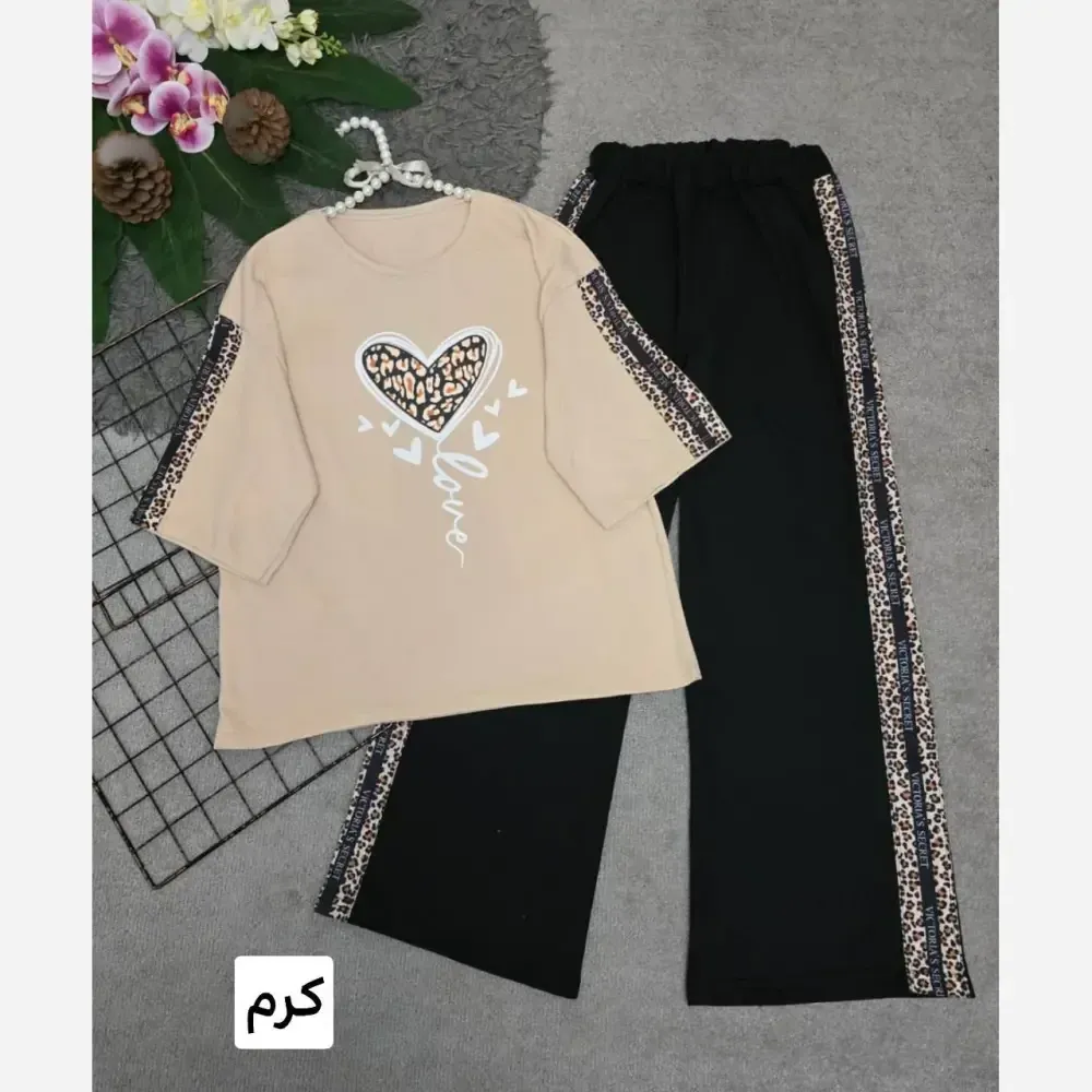 ست بلوبری زنانه پنبه با کیفیت فری سایز 38 تا 46