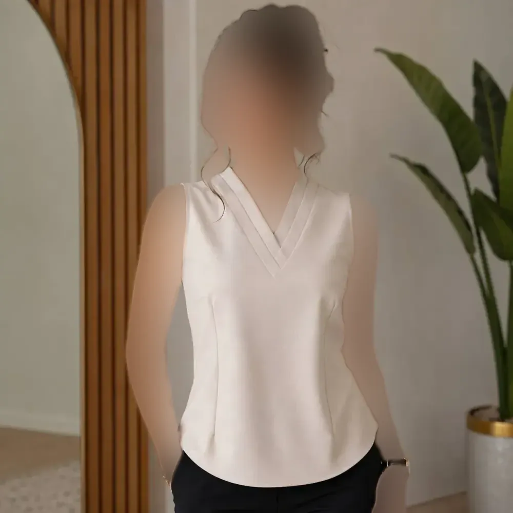 تاپ مجلسی زنانه یقه هفت الیزه درجه یک