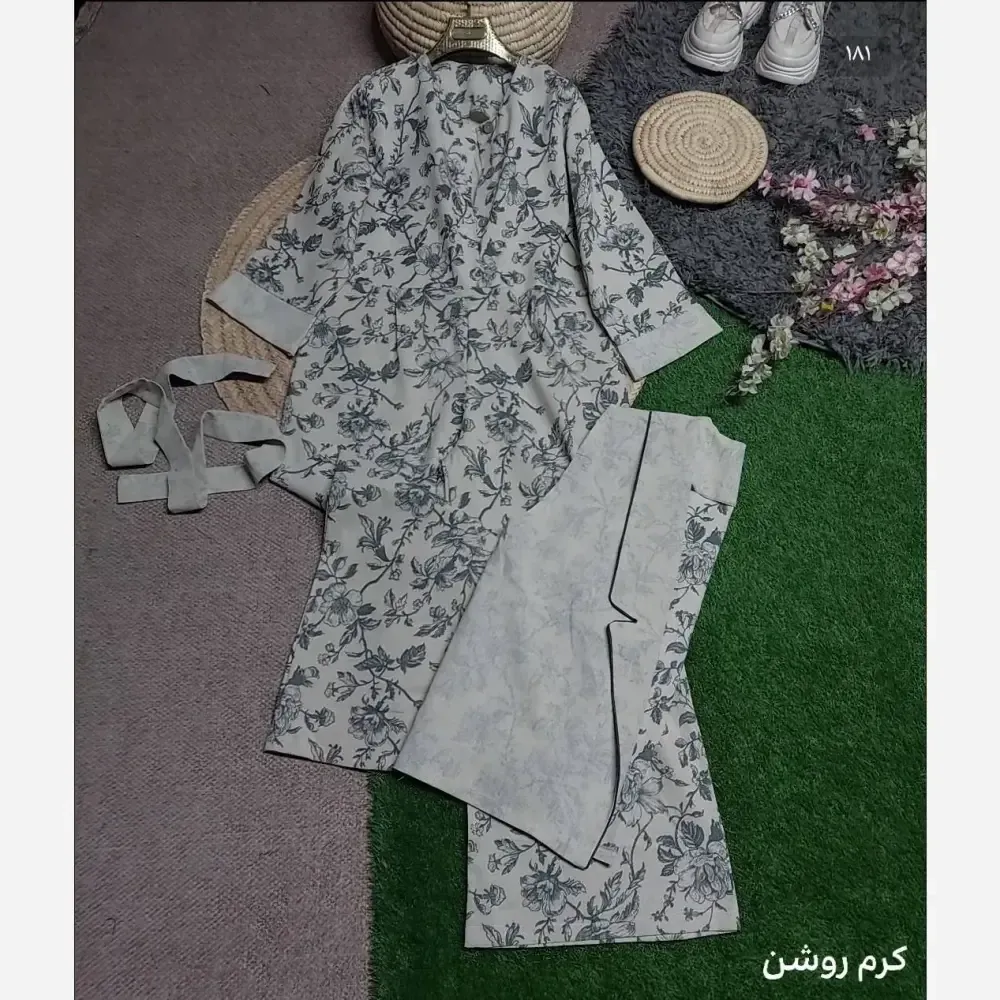کت اورال لینن آپامه پاییزه زنانه سایز 38 تا 46 فری