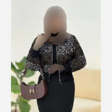 بامبر پلنگی پاییزه جنس تافته فری سایز