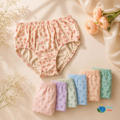 پک 6 عددی شورت نخی زنانه طرح دار سایز بزرگ XL تا 3XL