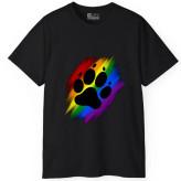 تیشرت آستین کوتاه مردانه پاد آفرین مدل پا گربه