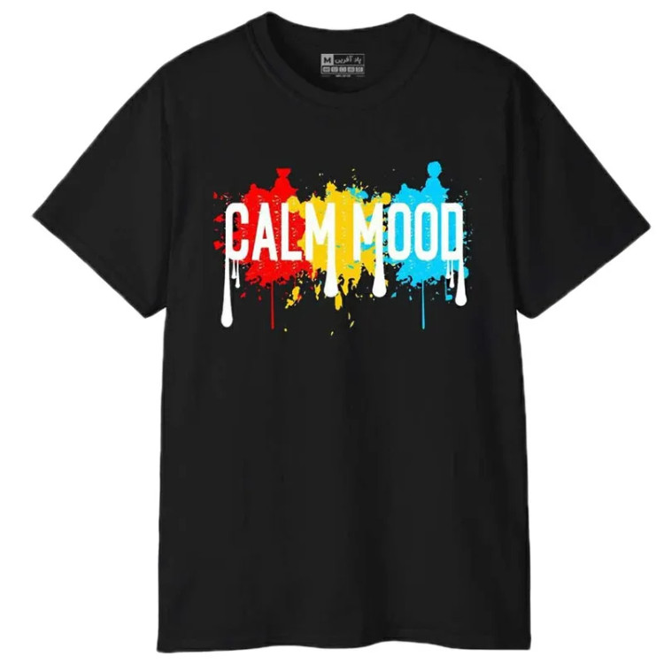 تیشرت آستین کوتاه مردانه طرح چاپ مدل جمله انگلیسی