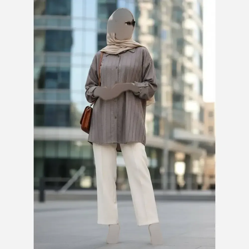شومیز فول نگین زنانه مجلسی کیمونو فری سایز جنس کنزی ژاگارد