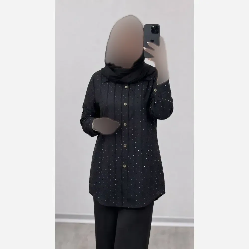 شومیز فول نگین زنانه مجلسی کیمونو فری سایز جنس کنزی ژاگارد