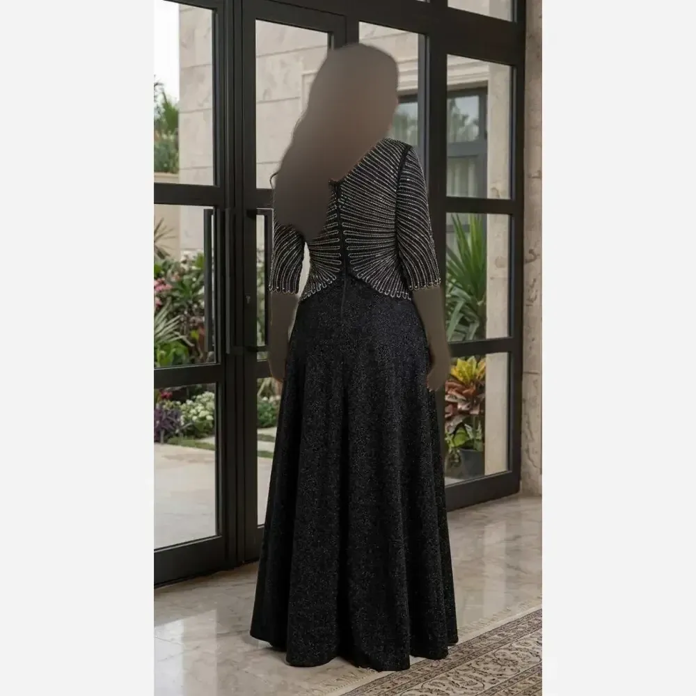 پیراهن مجلسی زنانه لمه کاپدار سایز بزرگ قد 150 رنگ بندی متنوع
