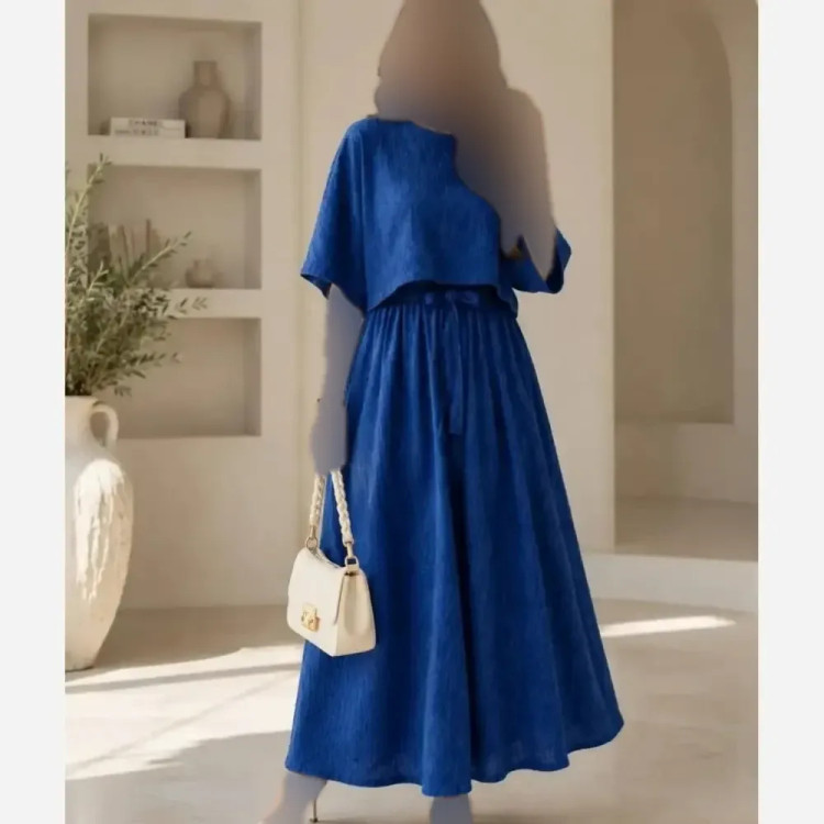 ست سارافن و رویه زنانه آویژه جنس لنین فری سایز