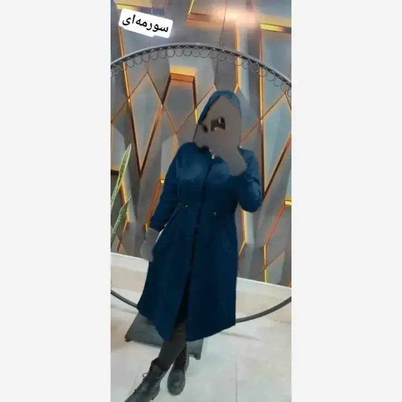 مانتو کلاهدار بلند تمام زیپ جنس میکرو کجراه درجه یک فری سایز
