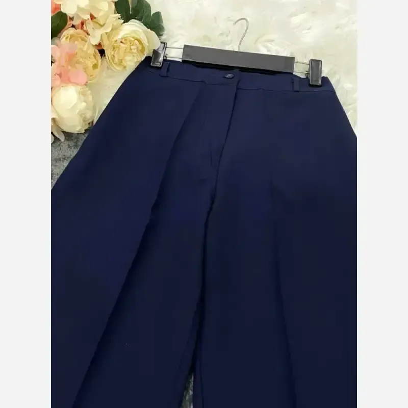 شلوار کلاسیک زنانه مازراتی 330 گرم درجه یک رنگ قهوه ای سورمه ای موکا سایز 38 و 40 قد 100