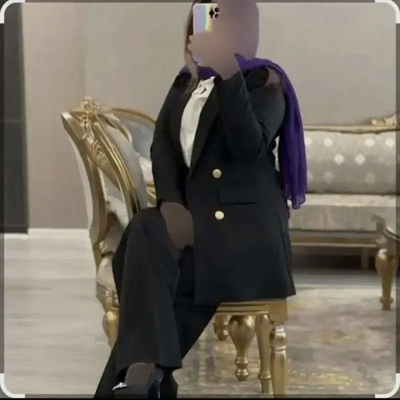 کت شلوار مزونی مازراتی رنگ مشکی سایز 1 و 2