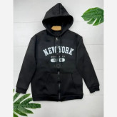 سویشرت NY دورس تو کرکی رنگ مشکی سایز فری 36 تا 44