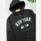 سویشرت NY دورس تو کرکی رنگ مشکی سایز فری 36 تا 44