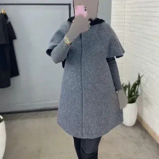 پالتو زنانه مدل ونیز بافت فشرده فری سایز 38 تا 46 رنگ مشکی و ذغالی و طوسی و نسکافه ای