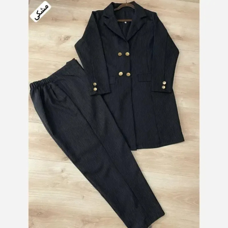 ست اداری سارا پارچه مازراتی کجراه درجه یک رنگ بندی متنوع سایز 1 و 2