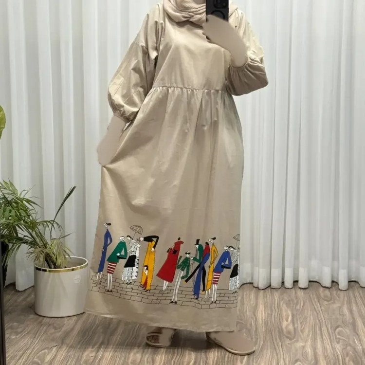 پیراهن ساحلی لینن فری سایز تا 52 زنانه کد 713 بنددار شیک و راحت چهارفصل