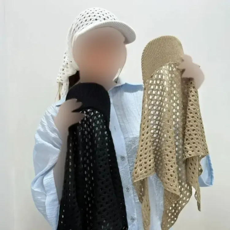 دورگ نقاب دار قلاب بافی بافت لطیف سایز آزاد