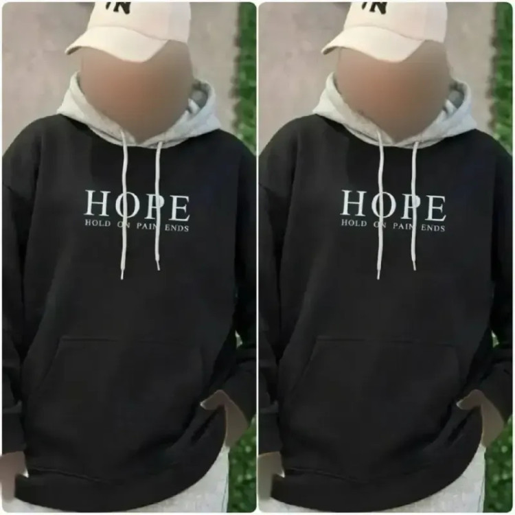 هودی زنانه دورس توکرکی طرح HOPE سایز فری 38 تا 46