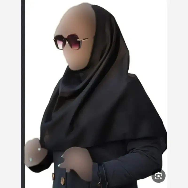 مقنعه تترون بروجرد درجه یک مشکی و سرمه ای سایز 90 و 100