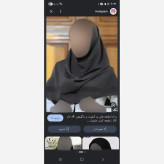 مقنعه تترون بروجرد درجه یک مشکی و سرمه ای سایز 90 و 100
