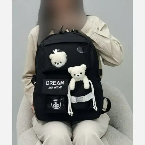 کوله پشتی ساحل جنس دیبا ضد آب اسپرت مشکی کرم و تمام مشکی