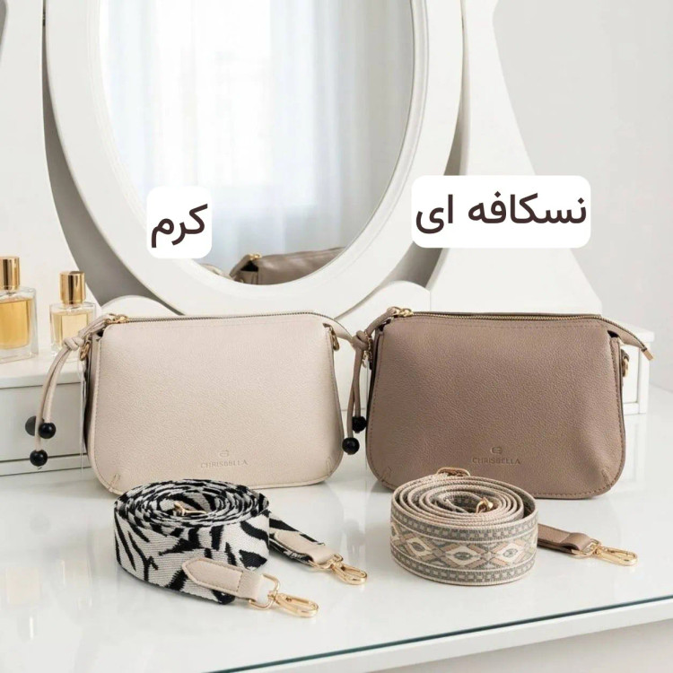 کیف پاسپورتی زنانه چرم مصنوعی روزمره و مجلسی بند بلند