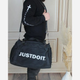 ساک ورزشی و روزمره پارچه ای سه بند با ابعاد 34 در 53 سانتیمتر