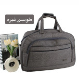 ساک دستی پارچه ای اسپرت و رسمی با بند بلند و سه جیب بیرونی ابعاد 54 در 45 در 8 سانتیمتر