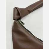 کیف چرم بند گره ای زنانه مشکی موکا جادار با کیفیت عالی 30*40 سانت