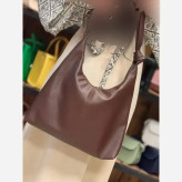 کیف چرم بند گره ای زنانه مشکی موکا جادار با کیفیت عالی 30*40 سانت